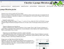 Tablet Screenshot of pompe-filtration-piscine.fr